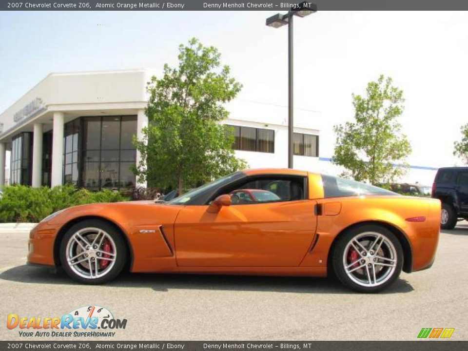 2007 Chevrolet Corvette Z06 Atomic Orange Metallic / Ebony Photo #1