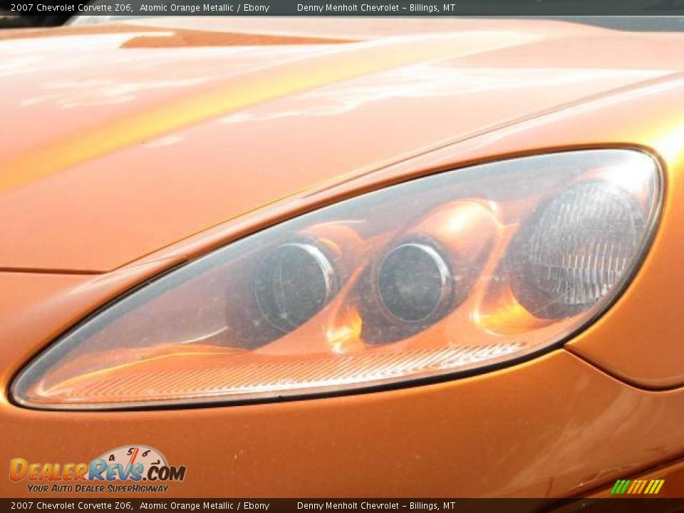 2007 Chevrolet Corvette Z06 Atomic Orange Metallic / Ebony Photo #4