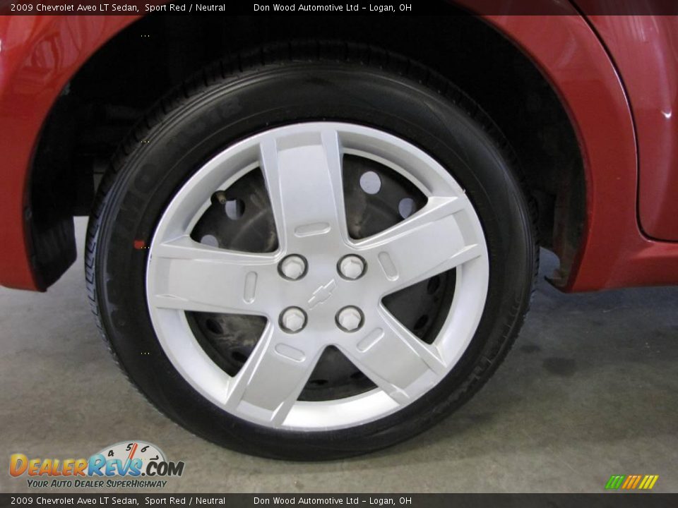 2009 Chevrolet Aveo LT Sedan Sport Red / Neutral Photo #19