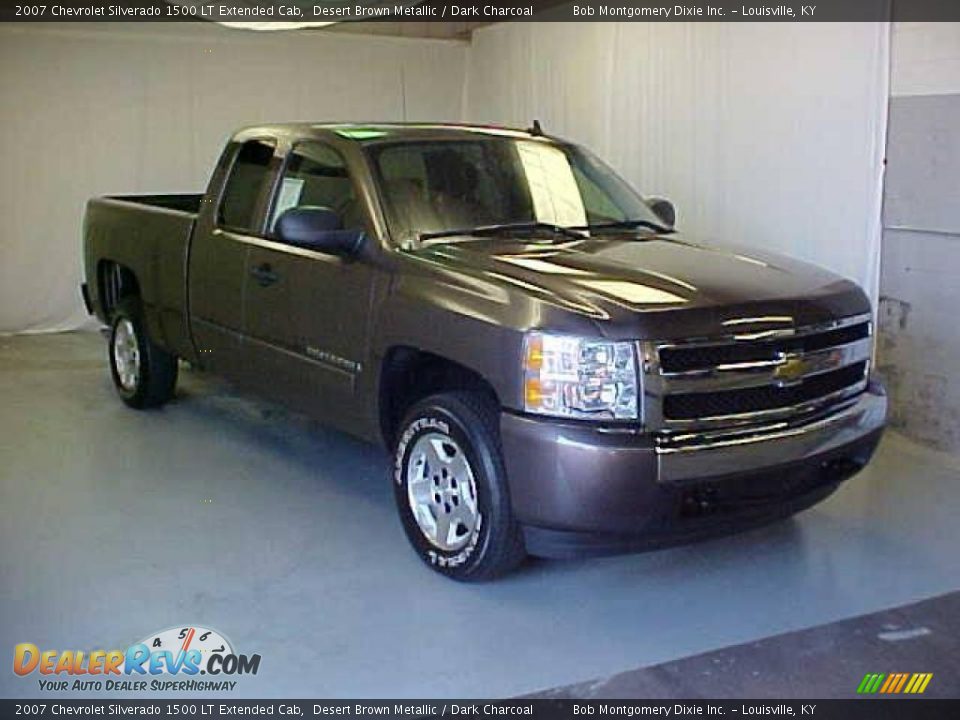 2007 Chevrolet Silverado 1500 LT Extended Cab Desert Brown Metallic / Dark Charcoal Photo #1
