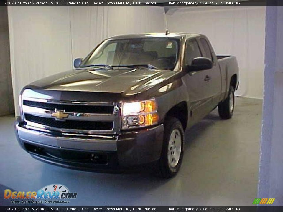 2007 Chevrolet Silverado 1500 LT Extended Cab Desert Brown Metallic / Dark Charcoal Photo #3