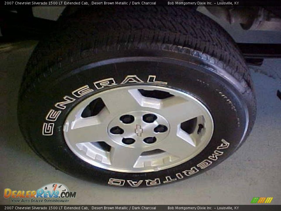 2007 Chevrolet Silverado 1500 LT Extended Cab Desert Brown Metallic / Dark Charcoal Photo #11