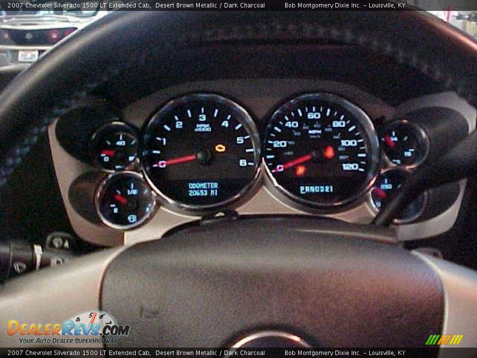 2007 Chevrolet Silverado 1500 LT Extended Cab Desert Brown Metallic / Dark Charcoal Photo #21
