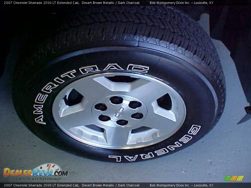 2007 Chevrolet Silverado 1500 LT Extended Cab Desert Brown Metallic / Dark Charcoal Photo #25