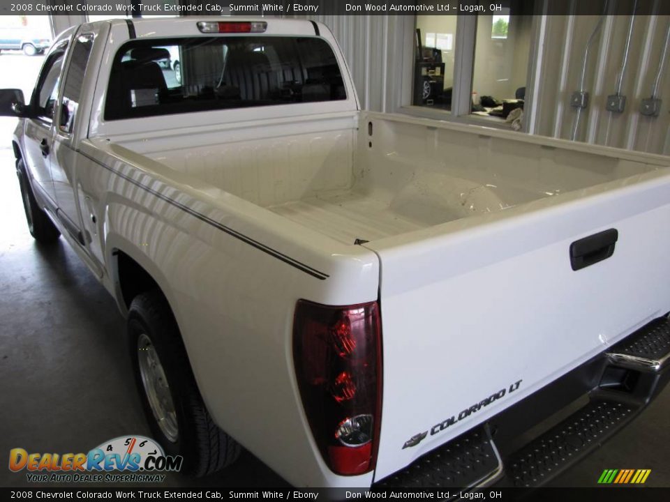 2008 Chevrolet Colorado Work Truck Extended Cab Summit White / Ebony Photo #5