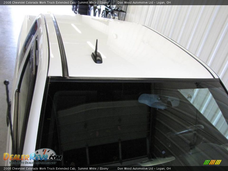 2008 Chevrolet Colorado Work Truck Extended Cab Summit White / Ebony Photo #7