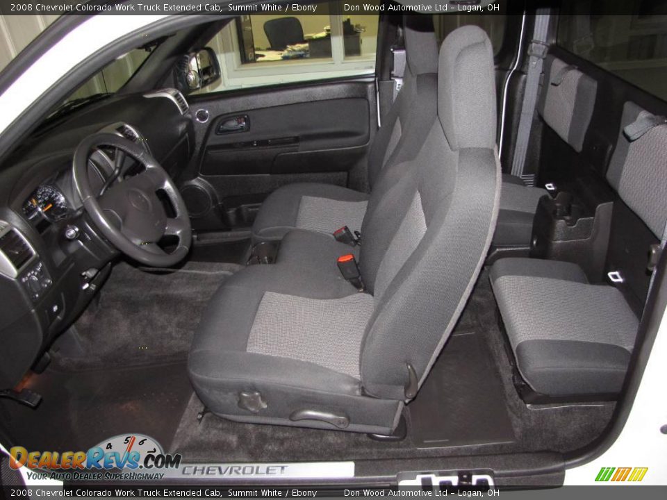 2008 Chevrolet Colorado Work Truck Extended Cab Summit White / Ebony Photo #11