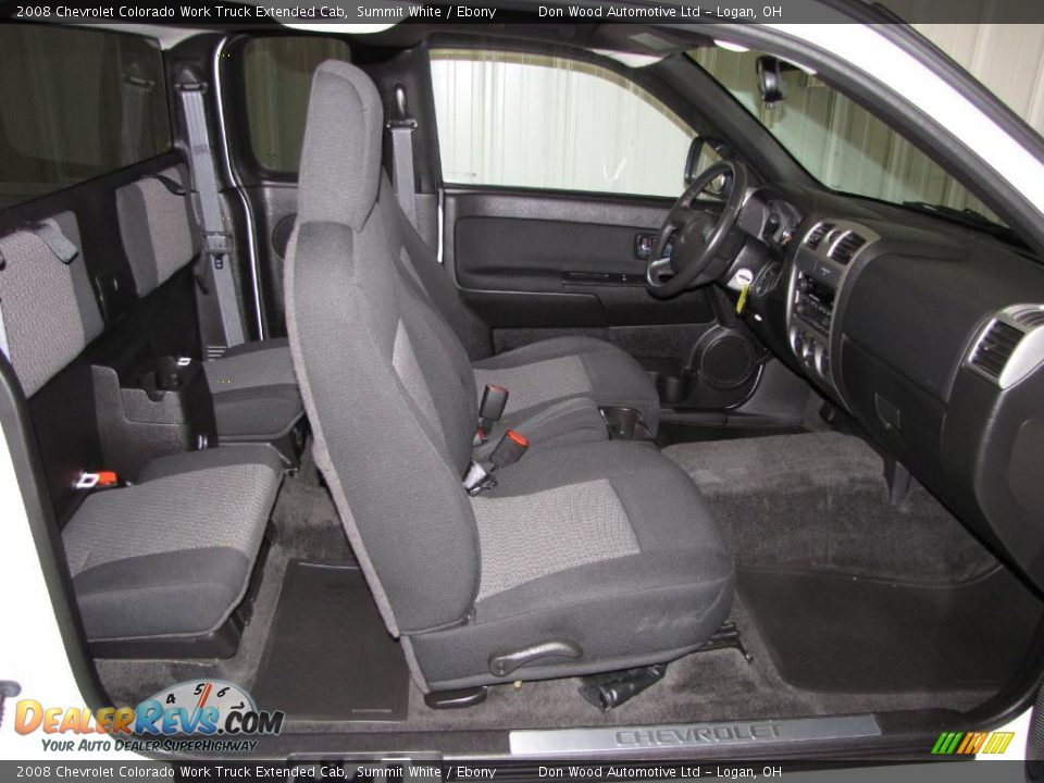 2008 Chevrolet Colorado Work Truck Extended Cab Summit White / Ebony Photo #12