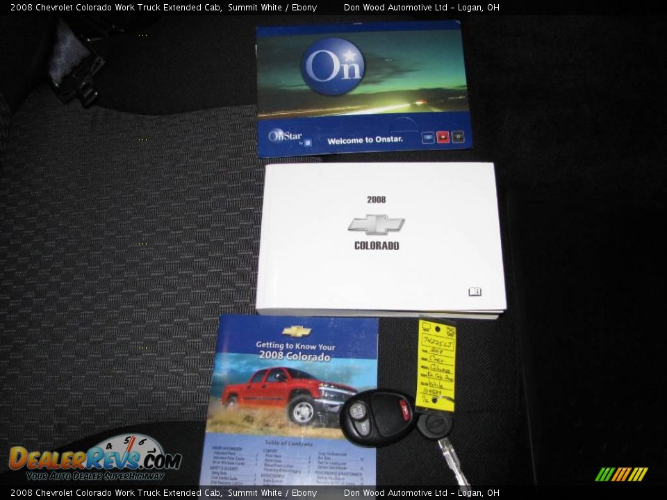 2008 Chevrolet Colorado Work Truck Extended Cab Summit White / Ebony Photo #14