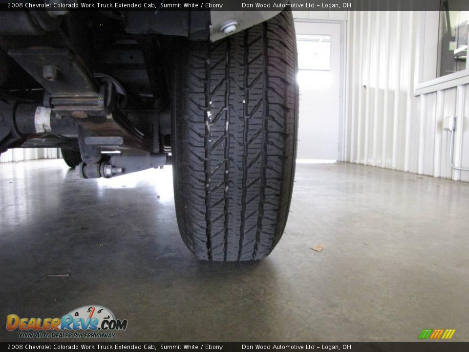 2008 Chevrolet Colorado Work Truck Extended Cab Summit White / Ebony Photo #16