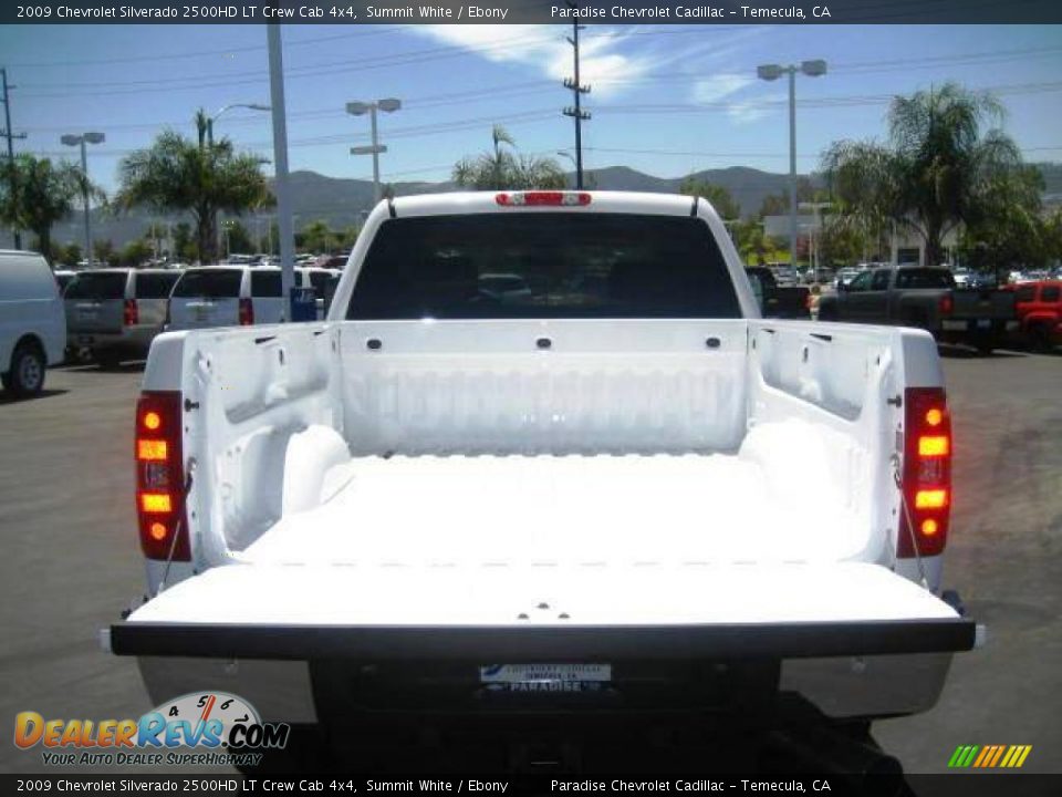 2009 Chevrolet Silverado 2500HD LT Crew Cab 4x4 Summit White / Ebony Photo #8