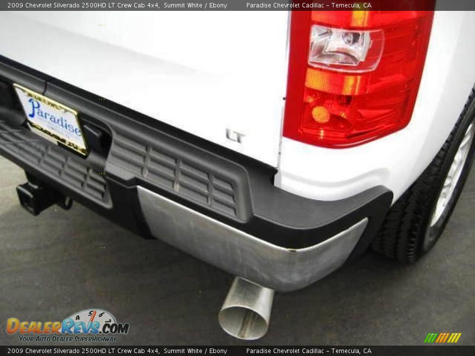 2009 Chevrolet Silverado 2500HD LT Crew Cab 4x4 Summit White / Ebony Photo #9