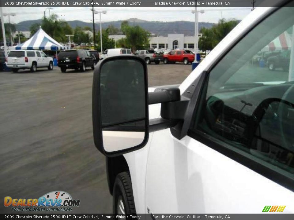 2009 Chevrolet Silverado 2500HD LT Crew Cab 4x4 Summit White / Ebony Photo #10
