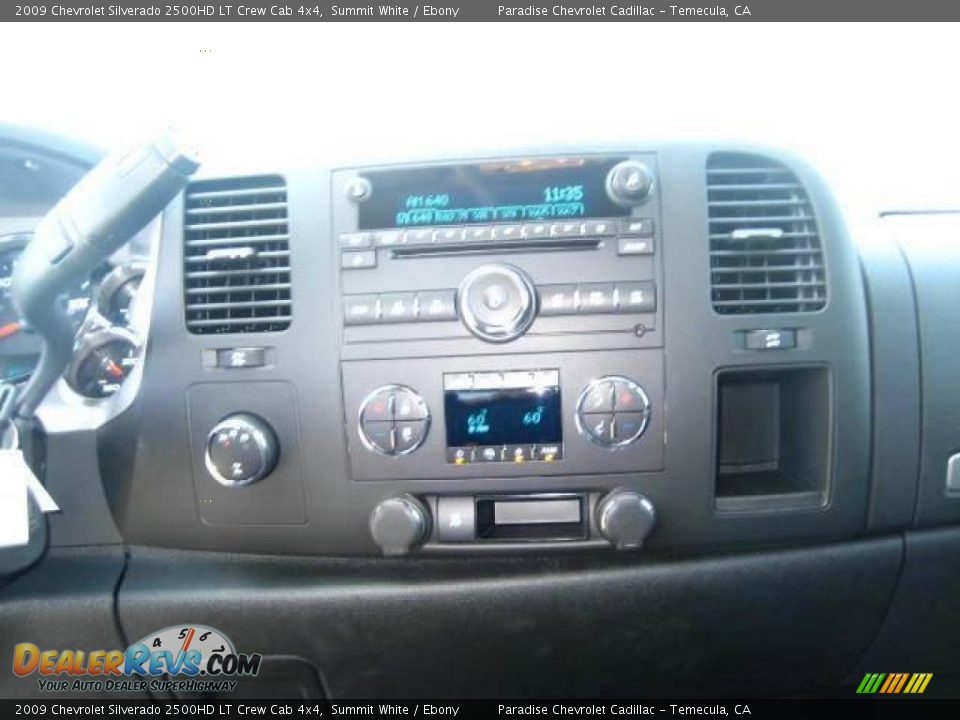 2009 Chevrolet Silverado 2500HD LT Crew Cab 4x4 Summit White / Ebony Photo #14