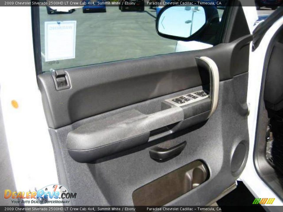 2009 Chevrolet Silverado 2500HD LT Crew Cab 4x4 Summit White / Ebony Photo #15