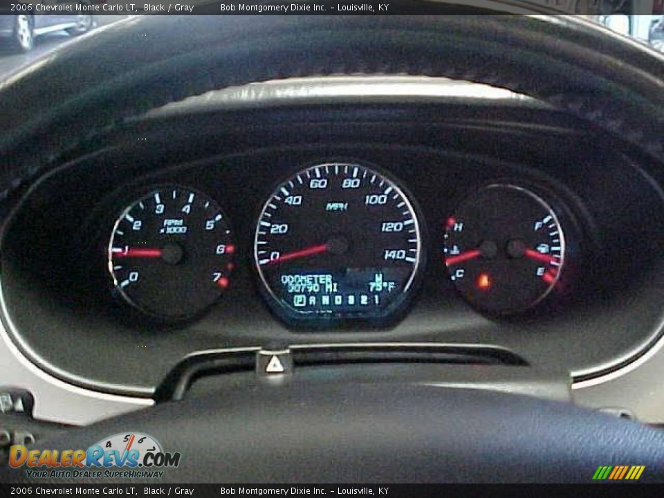 2006 Chevrolet Monte Carlo LT Black / Gray Photo #21