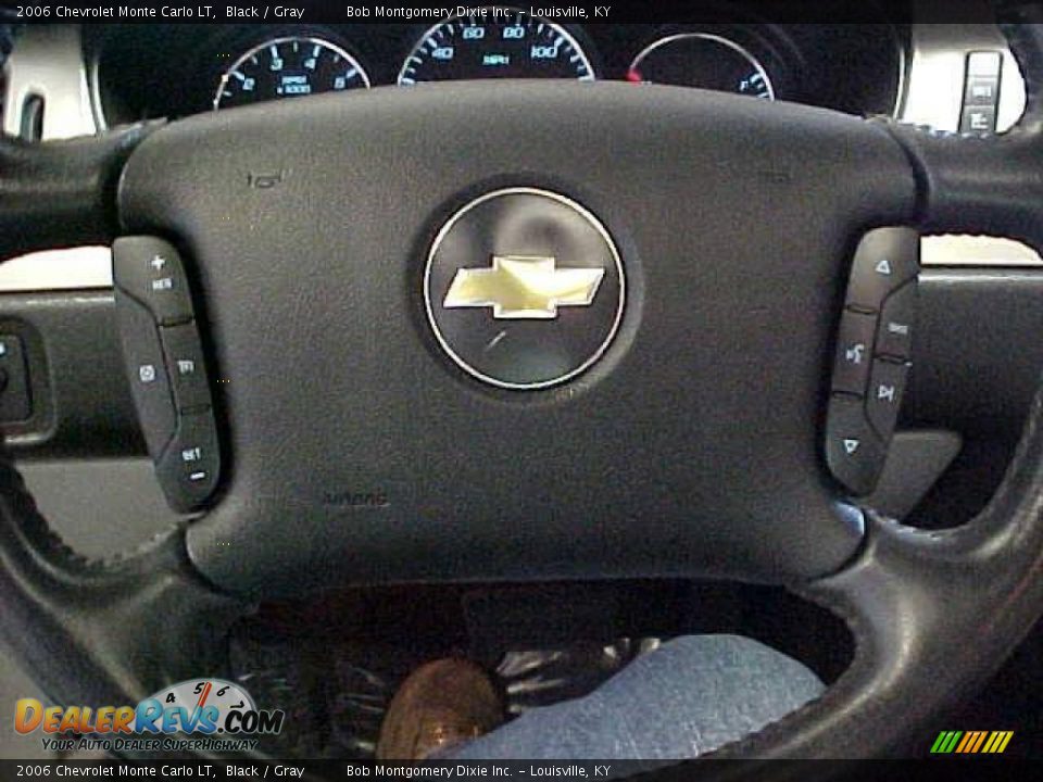 2006 Chevrolet Monte Carlo LT Black / Gray Photo #22