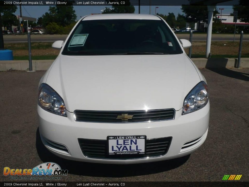 2009 Chevrolet Impala LS White / Ebony Photo #2