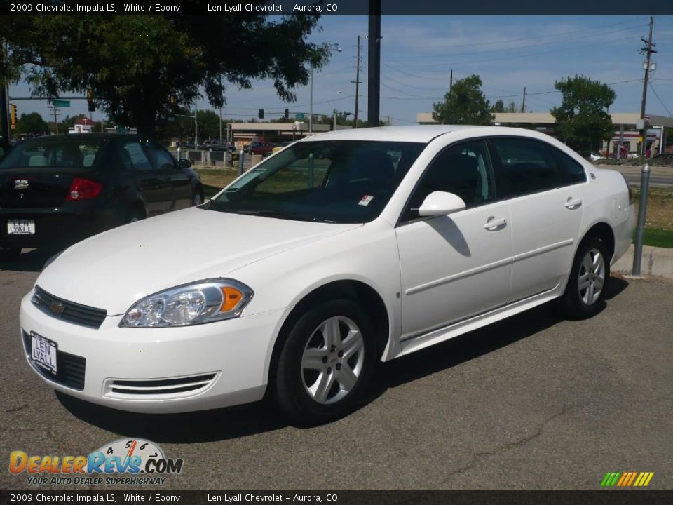 2009 Chevrolet Impala LS White / Ebony Photo #3