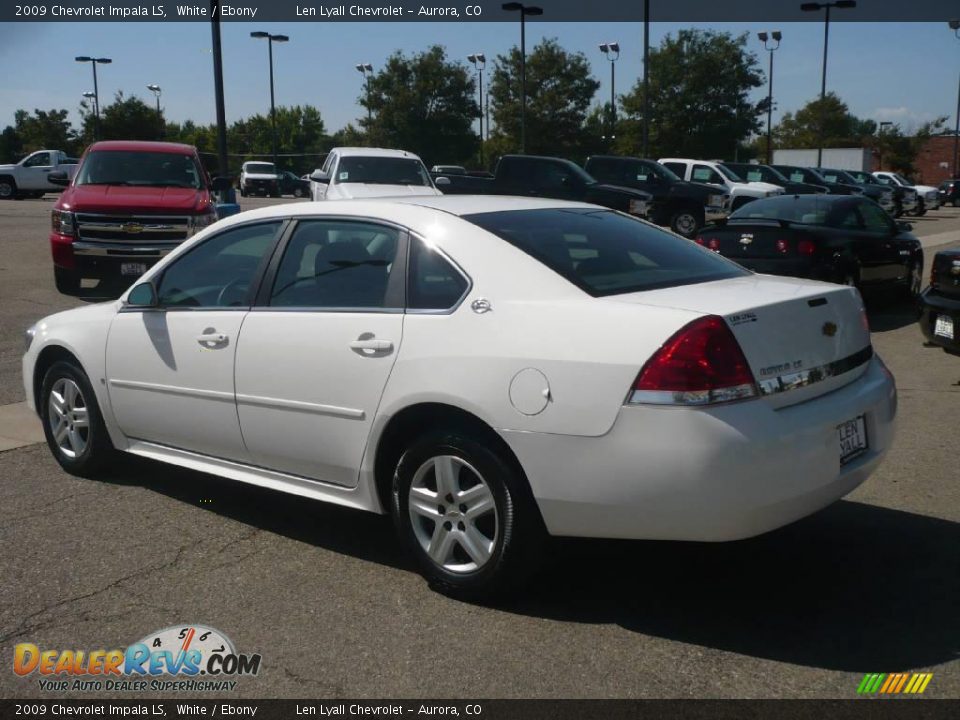2009 Chevrolet Impala LS White / Ebony Photo #4