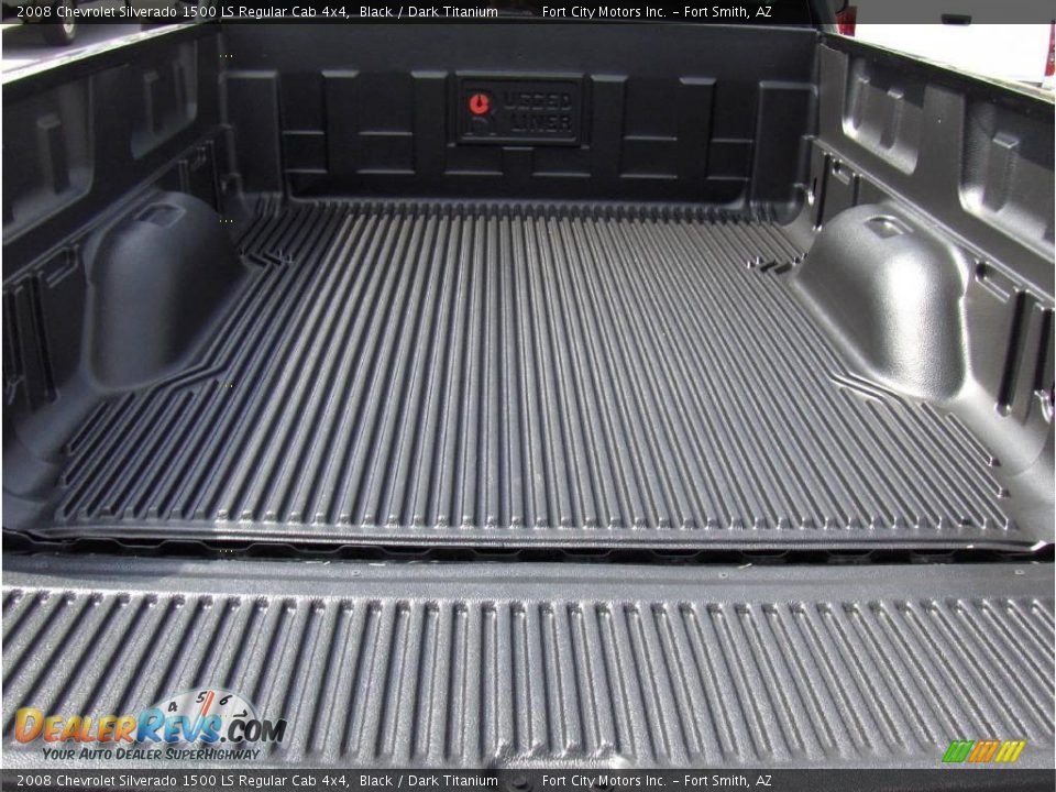 2008 Chevrolet Silverado 1500 LS Regular Cab 4x4 Black / Dark Titanium Photo #10