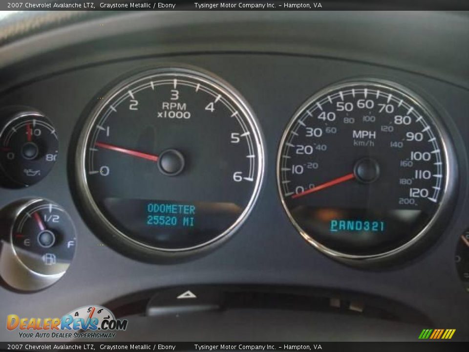 2007 Chevrolet Avalanche LTZ Graystone Metallic / Ebony Photo #26