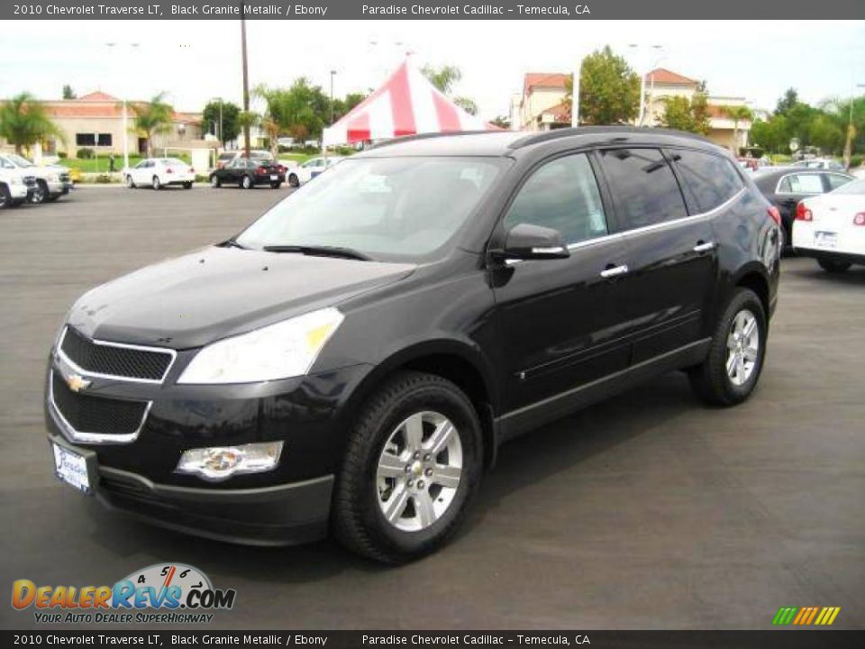 2010 Chevrolet Traverse LT Black Granite Metallic / Ebony Photo #3