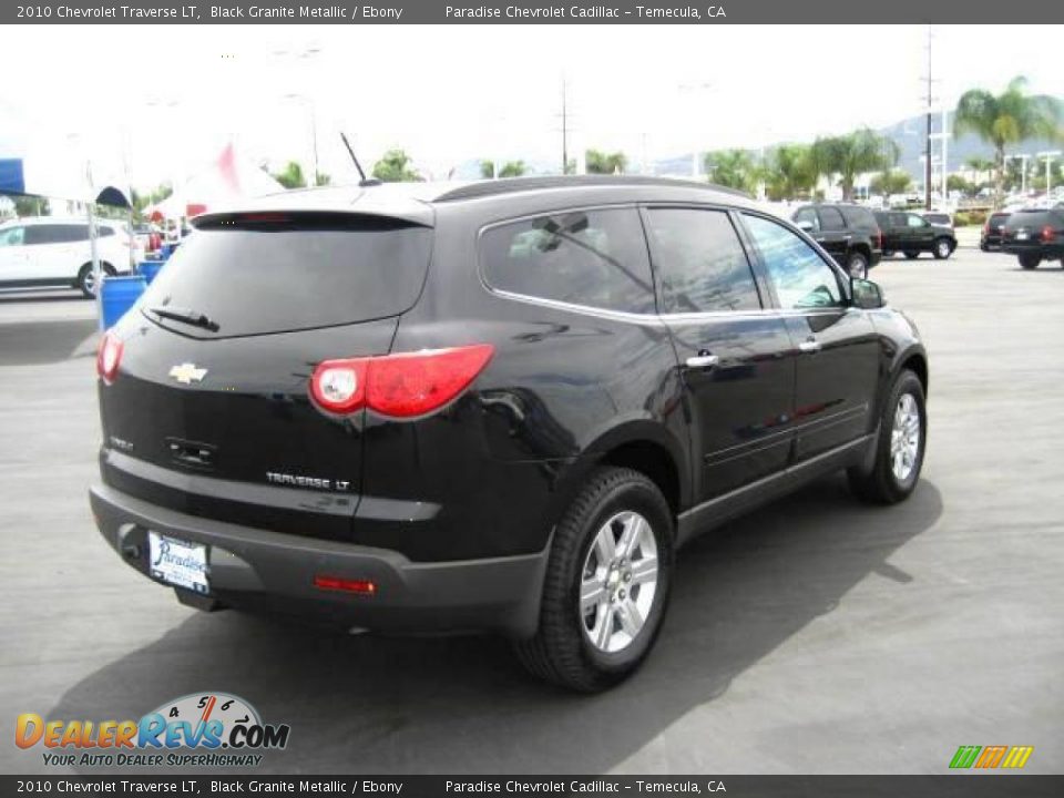 2010 Chevrolet Traverse LT Black Granite Metallic / Ebony Photo #6