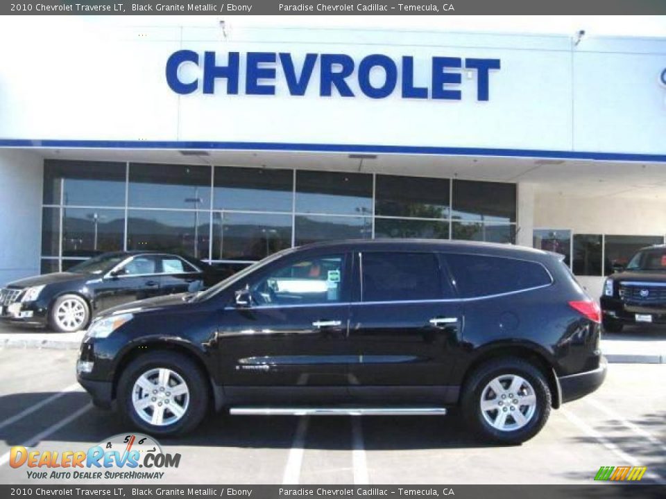 2010 Chevrolet Traverse LT Black Granite Metallic / Ebony Photo #7