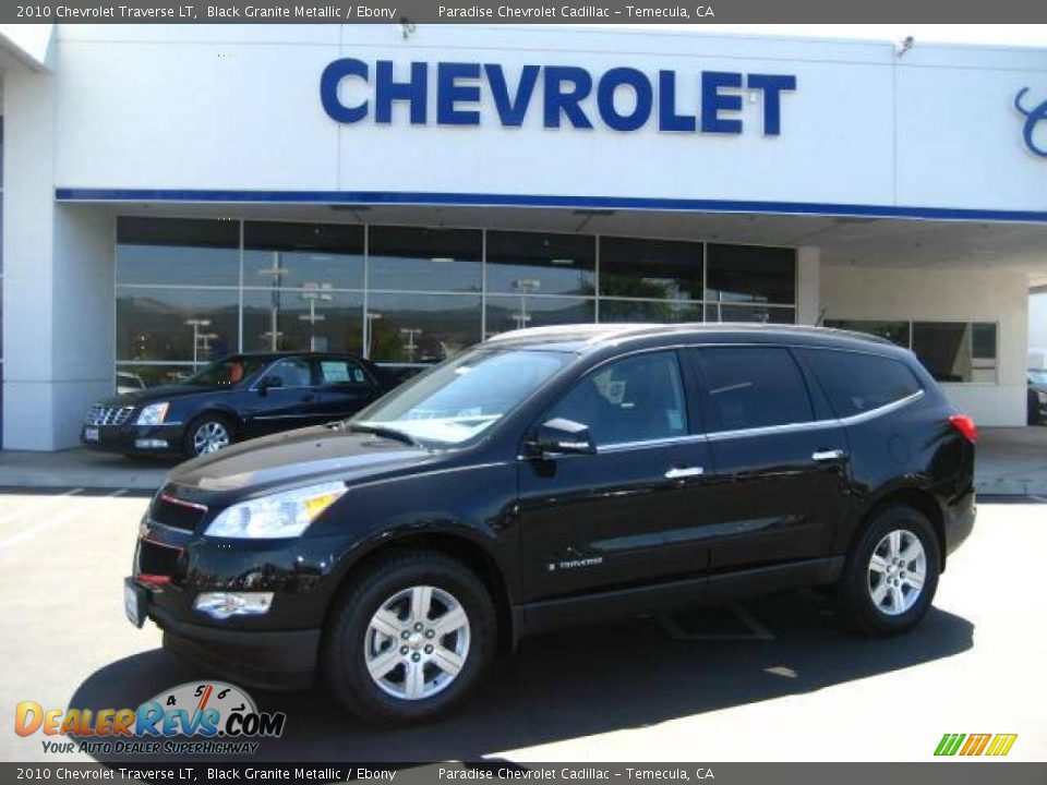 2010 Chevrolet Traverse LT Black Granite Metallic / Ebony Photo #8