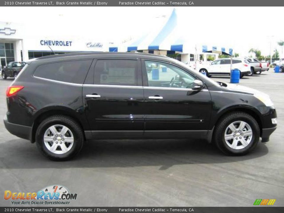 2010 Chevrolet Traverse LT Black Granite Metallic / Ebony Photo #9