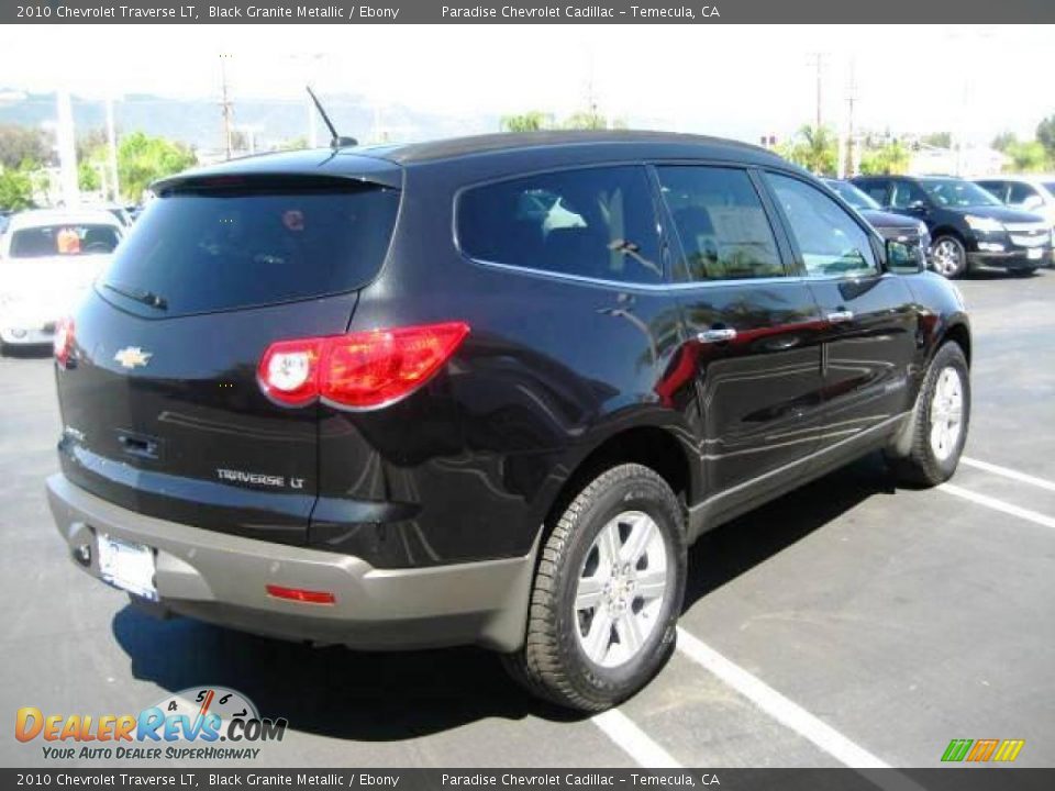 2010 Chevrolet Traverse LT Black Granite Metallic / Ebony Photo #10