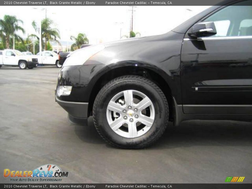 2010 Chevrolet Traverse LT Black Granite Metallic / Ebony Photo #16