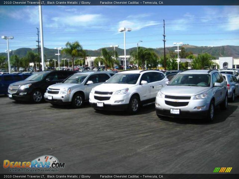 2010 Chevrolet Traverse LT Black Granite Metallic / Ebony Photo #19