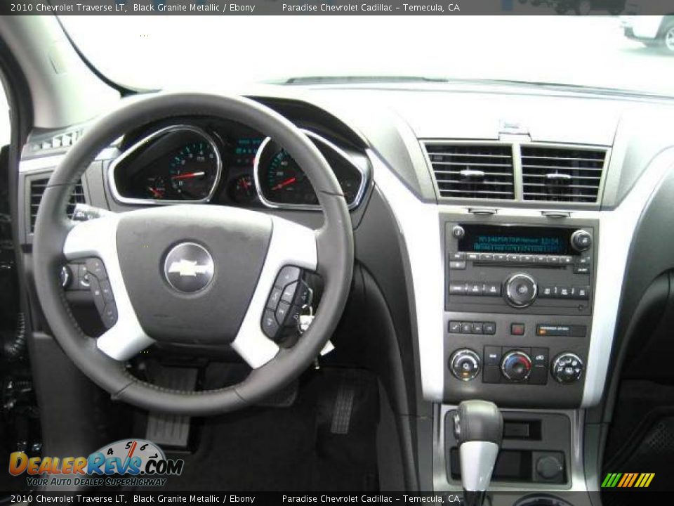 2010 Chevrolet Traverse LT Black Granite Metallic / Ebony Photo #20