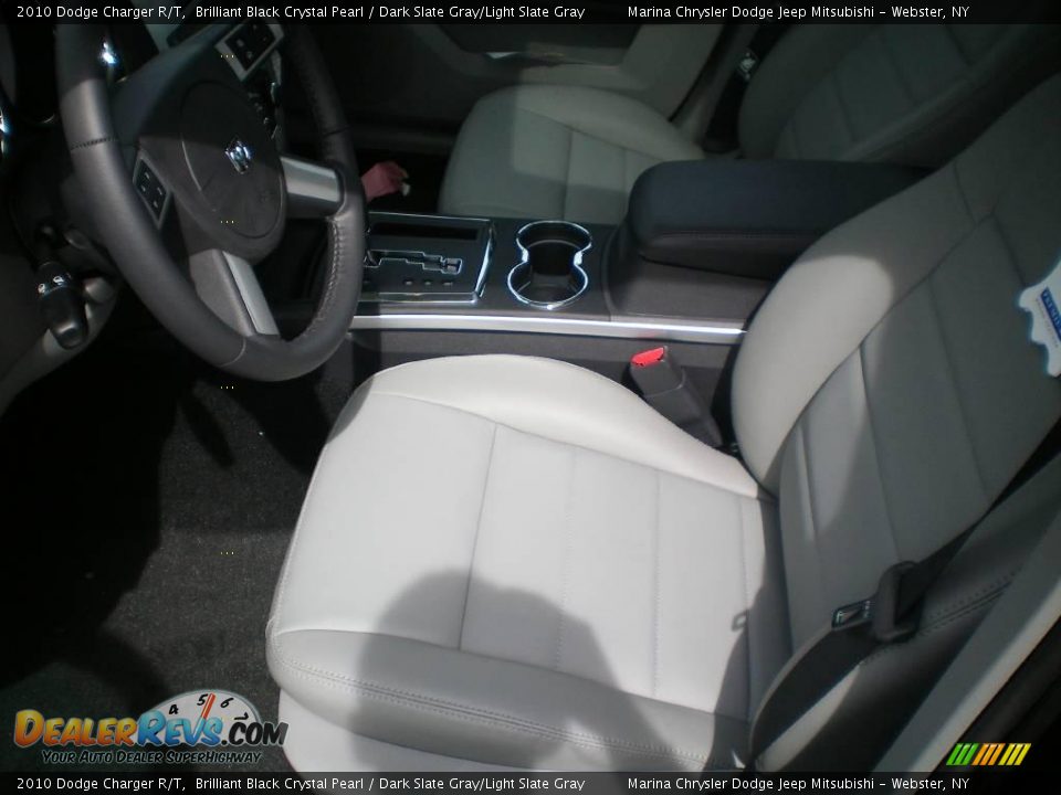 2010 Dodge Charger R/T Brilliant Black Crystal Pearl / Dark Slate Gray/Light Slate Gray Photo #2