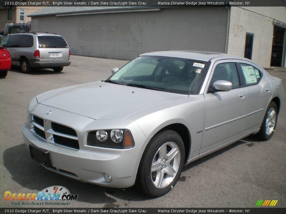 2010 Dodge Charger R/T Bright Silver Metallic / Dark Slate Gray/Light Slate Gray Photo #1