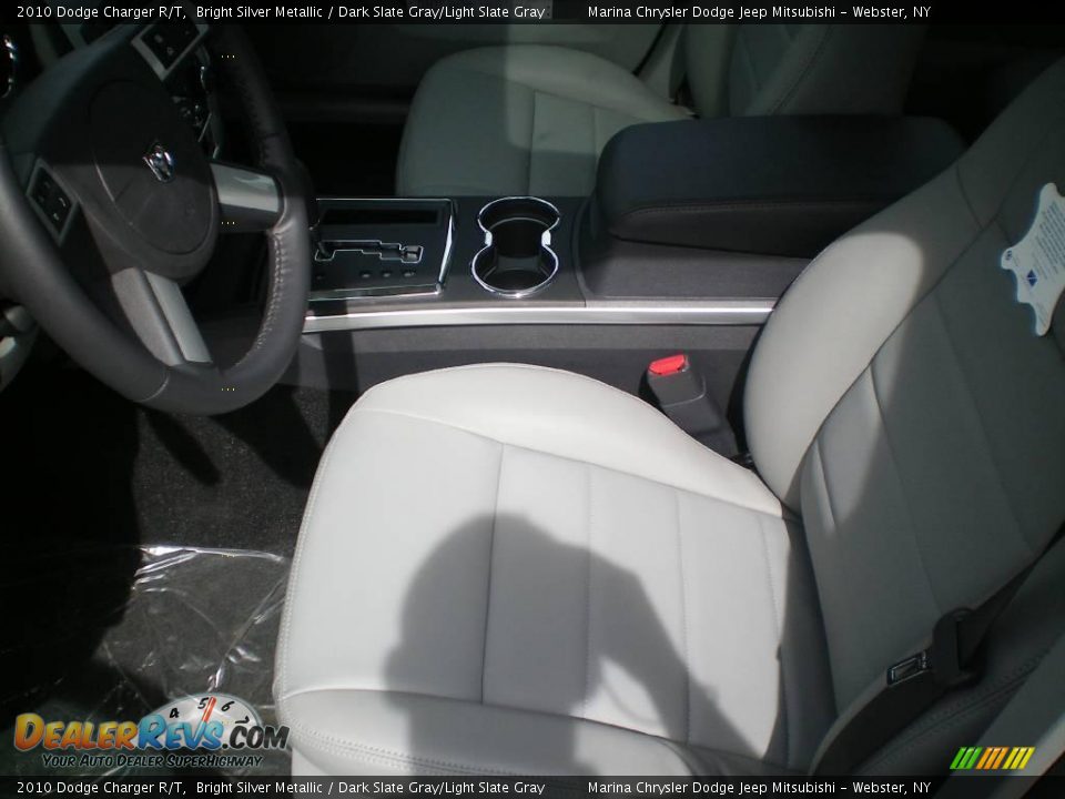 2010 Dodge Charger R/T Bright Silver Metallic / Dark Slate Gray/Light Slate Gray Photo #2
