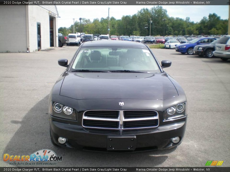 2010 Dodge Charger R/T Brilliant Black Crystal Pearl / Dark Slate Gray/Light Slate Gray Photo #14