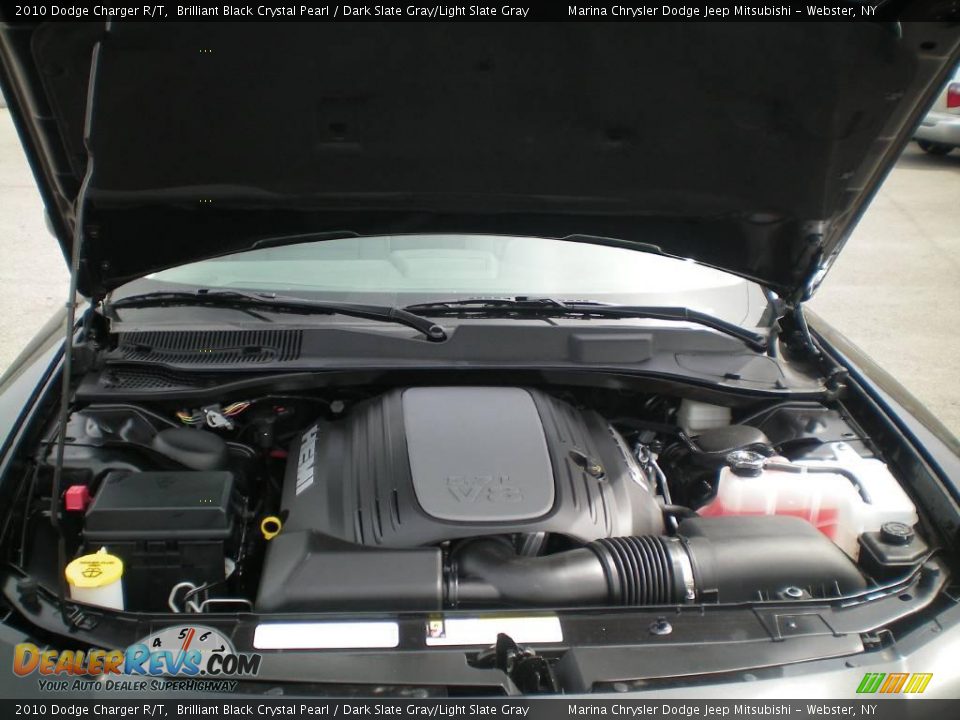 2010 Dodge Charger R/T Brilliant Black Crystal Pearl / Dark Slate Gray/Light Slate Gray Photo #16