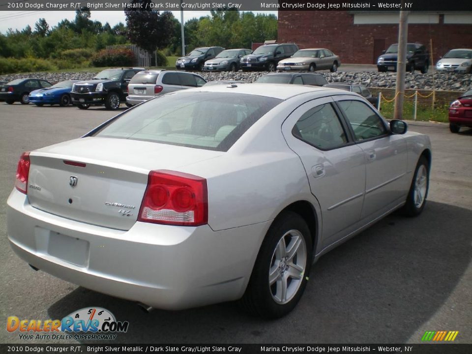 2010 Dodge Charger R/T Bright Silver Metallic / Dark Slate Gray/Light Slate Gray Photo #11