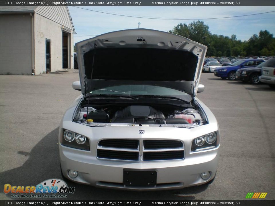 2010 Dodge Charger R/T Bright Silver Metallic / Dark Slate Gray/Light Slate Gray Photo #15