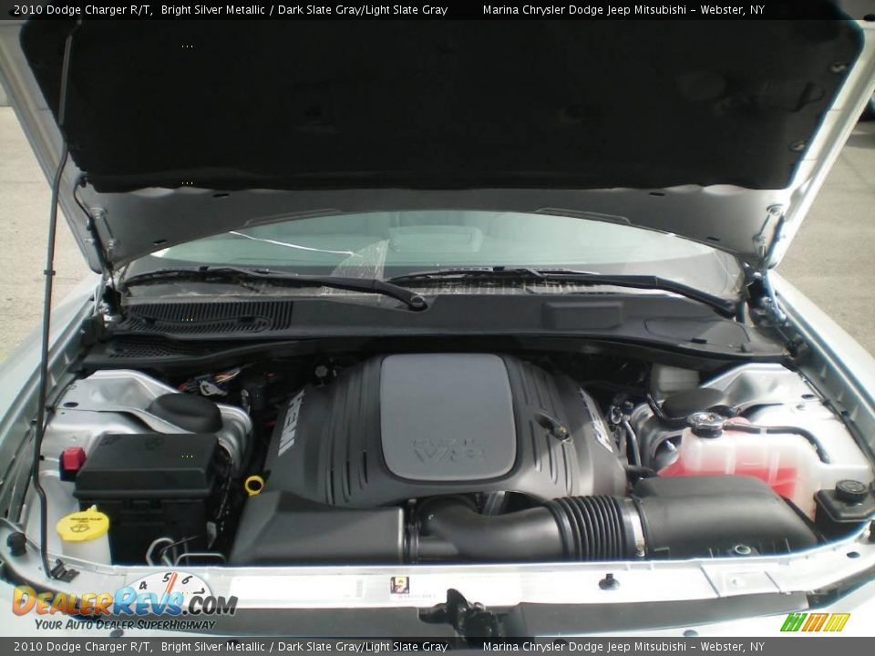 2010 Dodge Charger R/T Bright Silver Metallic / Dark Slate Gray/Light Slate Gray Photo #16