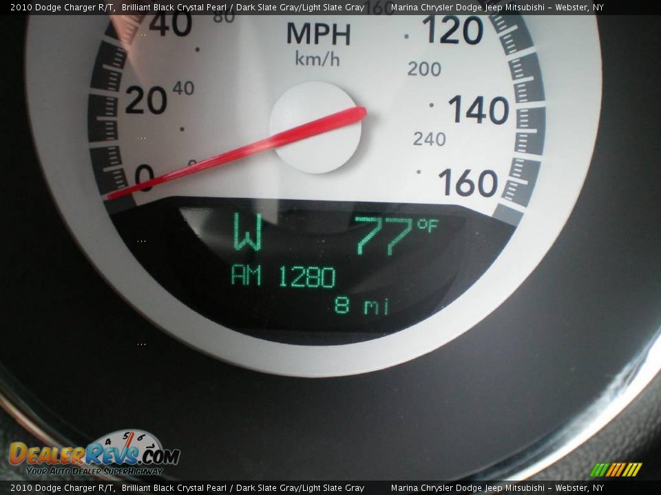 2010 Dodge Charger R/T Brilliant Black Crystal Pearl / Dark Slate Gray/Light Slate Gray Photo #30