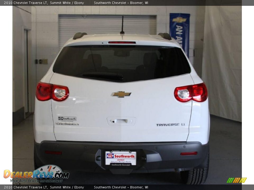 2010 Chevrolet Traverse LT Summit White / Ebony Photo #3