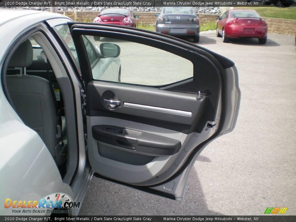 2010 Dodge Charger R/T Bright Silver Metallic / Dark Slate Gray/Light Slate Gray Photo #22