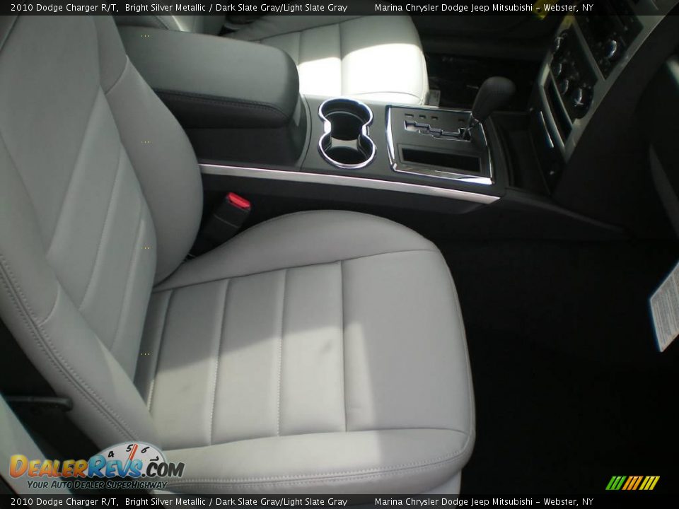 2010 Dodge Charger R/T Bright Silver Metallic / Dark Slate Gray/Light Slate Gray Photo #25