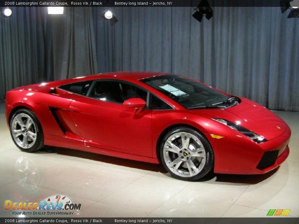 2008 Lamborghini Gallardo Coupe Rosso Vik / Black Photo #3