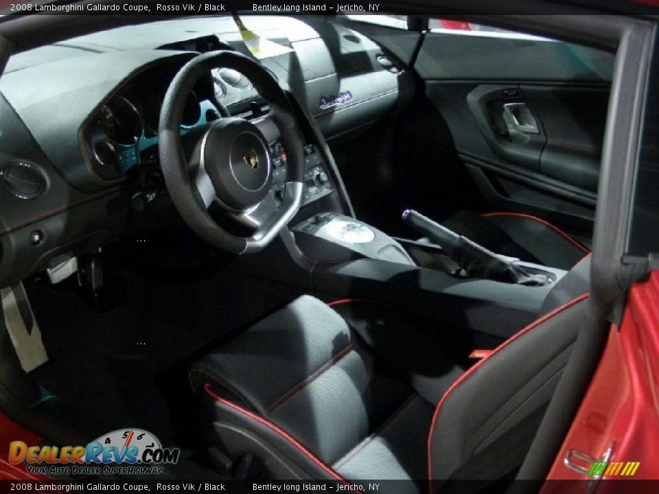 2008 Lamborghini Gallardo Coupe Rosso Vik / Black Photo #7