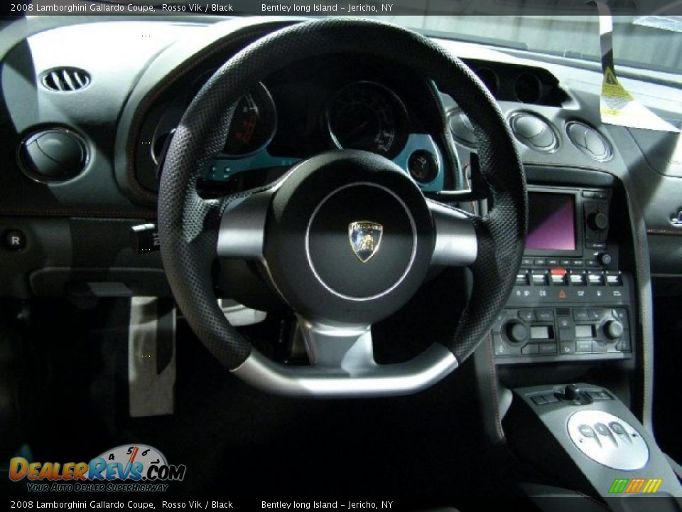 2008 Lamborghini Gallardo Coupe Rosso Vik / Black Photo #8